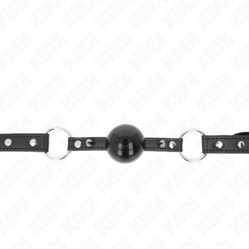 KINK BALL 4 CM GAG WITH TIP RIVET AND SNAP LOCK 65 x 2 CM