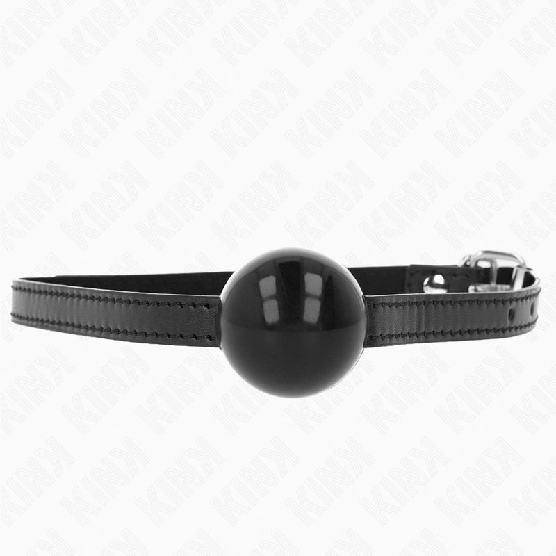 KINK BLACK SINGLE SOLID BALL 4 CM GAG 65 x 15 CM