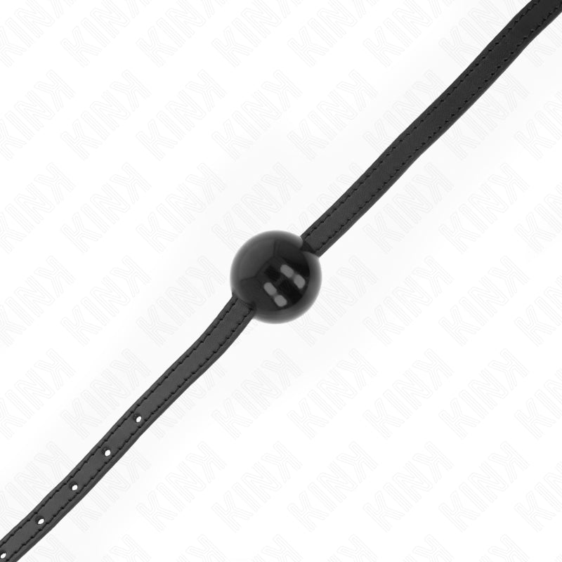 KINK BLACK SINGLE SOLID BALL 4 CM GAG 65 x 15 CM