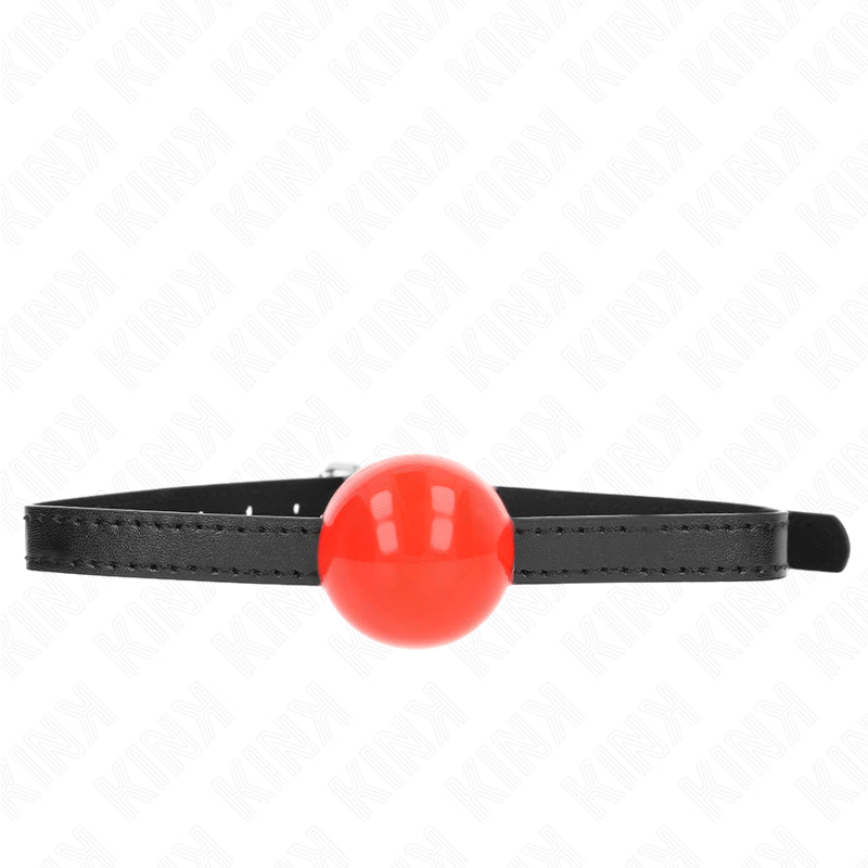 KINK RED SINGLE SOLID BALL 4 CM GAG 65 x 15 CM