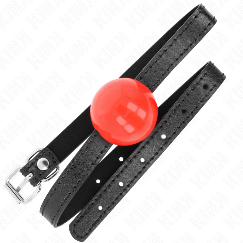 KINK RED SINGLE SOLID BALL 4 CM GAG 65 x 15 CM