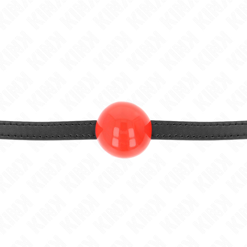 KINK RED SINGLE SOLID BALL 4 CM GAG 65 x 15 CM