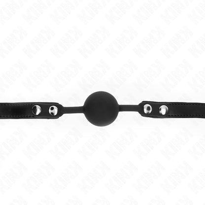 KINK MODEL 1 SILICONE BALL 4 CM GAG WITH LOCK 60 x 2 CM