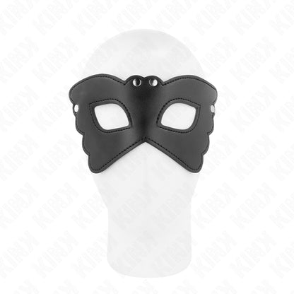 KINK BUTTERFLY SHAPED LEATHERETTE MASK 20 x 9 CM