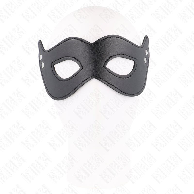 KINK LEATHERETTE MASK WITH RIVETS MODEL 1 26 x 8 CM