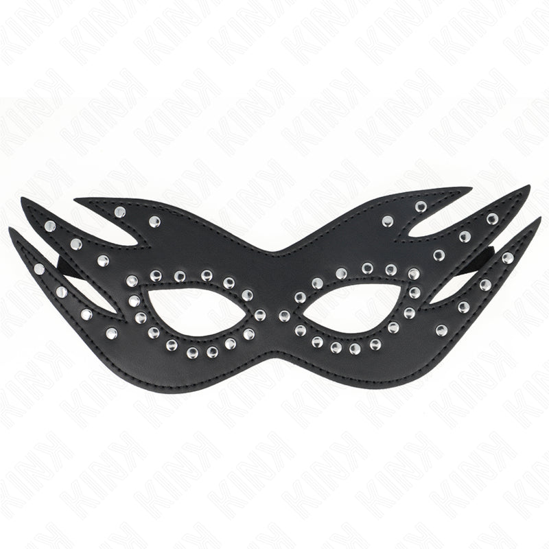 KINK LEATHERETTE MASK WITH RIVETS MODEL 3 26 x 95 CM