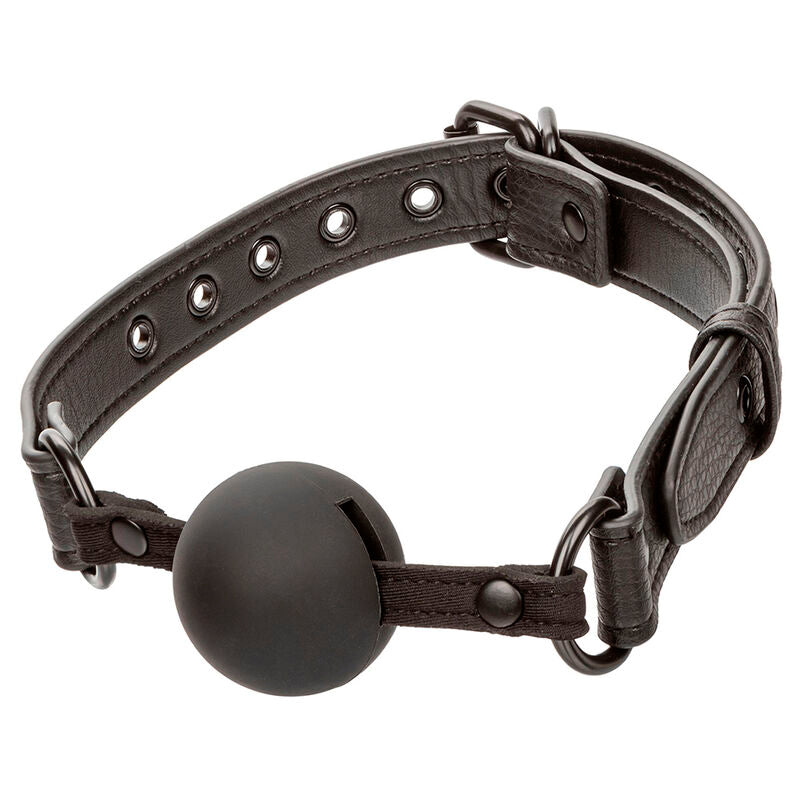 CALEXOTICS NOCTURNAL BALL GAG SILICONE BLACK