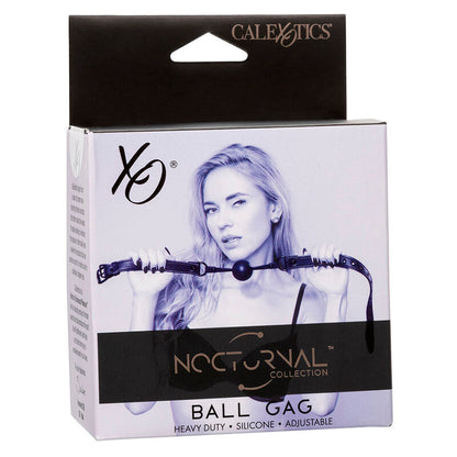 CALEXOTICS NOCTURNAL BALL GAG SILICONE BLACK