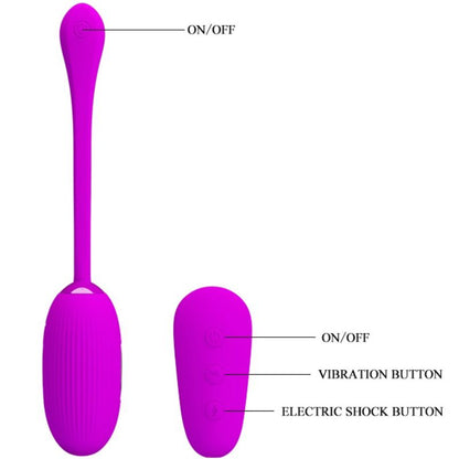 PRETTY LOVE SHOCK FUN VIBRATING EGG AND ELECTROSHOCK