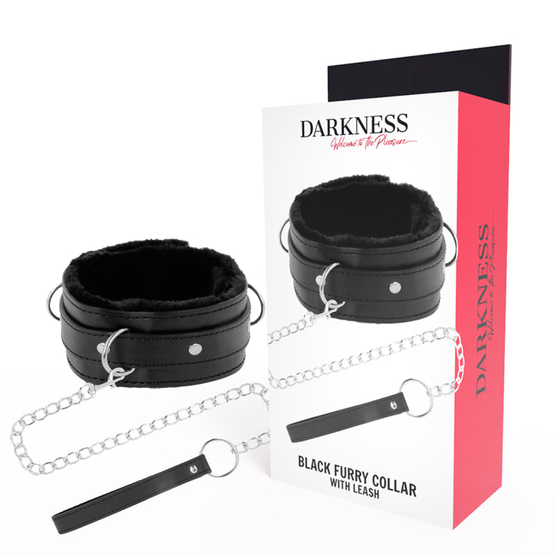 DARKNESS COMFORTABLE POSTURE NECKLACE WITH LEATHER CHAIN