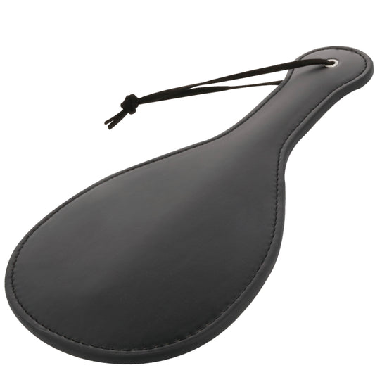 DARKNESS ROUNDED BLACK FETISH PADDLE