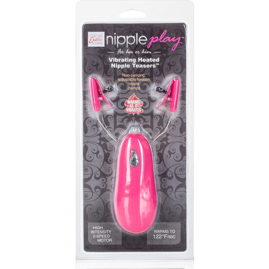 CALEXOTICS VIBR HEATED NIPPLE TEASERS PINK