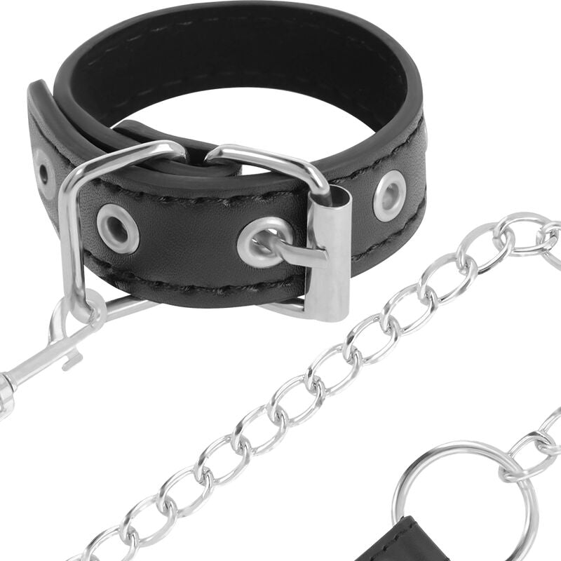 DARKNESS PENIS RING WITH STRAP