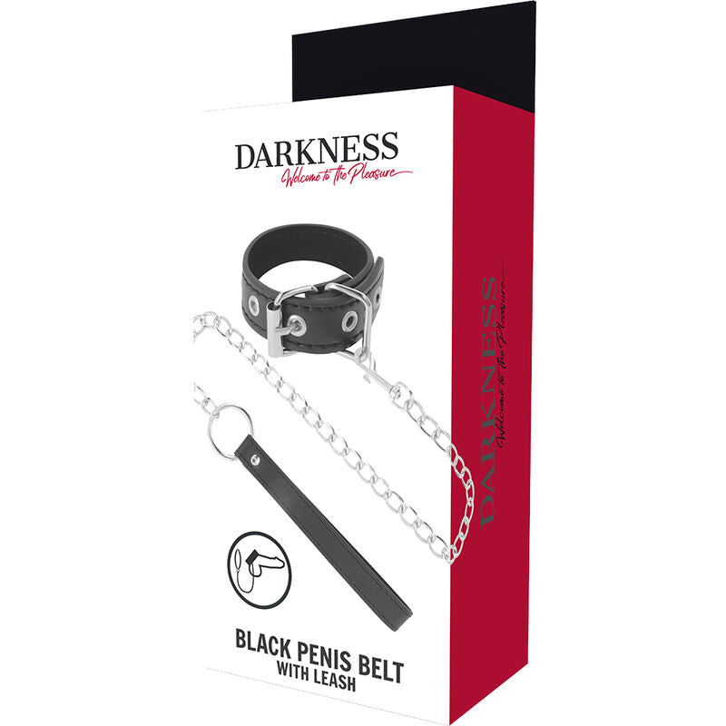 DARKNESS PENIS RING WITH STRAP