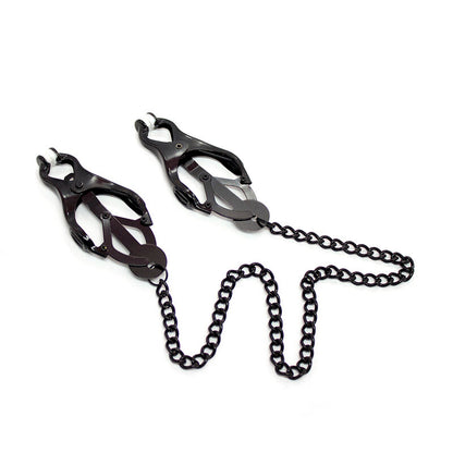 OHMAMA FETISH JAPANESE NIPPLE Clamps WITH BLACK CHAIN