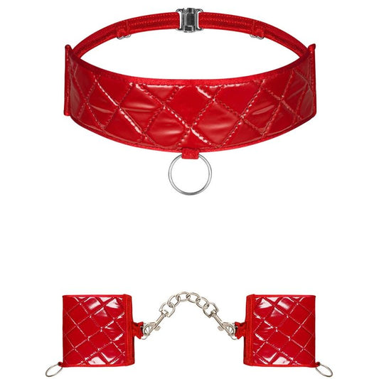 OBSESSIVE HUNTERIA HANDCUFFS AND CHOKER