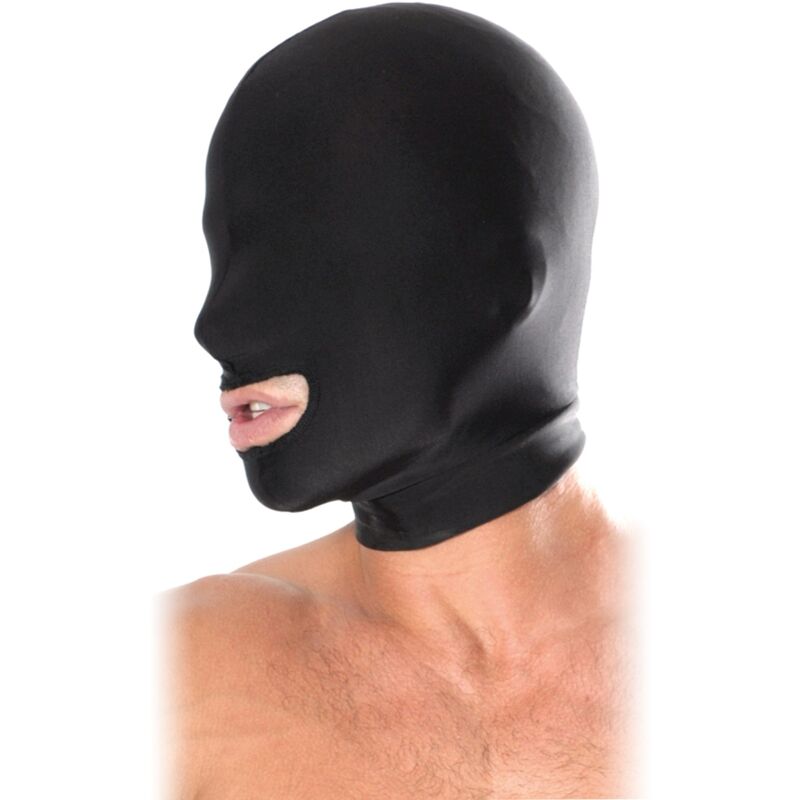 FETISH FANTASY SERIES OPEN MOUTH HOOD BLACK