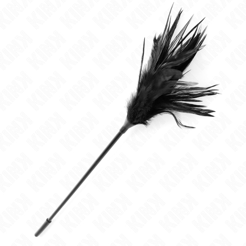 KINK MULTIPLE BLACK TICKLE FEATHERS 45 CM