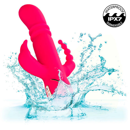 CALEXOTICS JACK FANTASY TRIPLE HEATED VIBRATOR RABBIT PINK