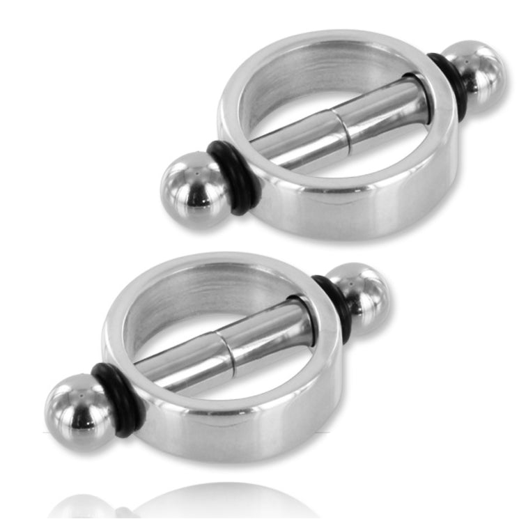 METAL HARD MAGNETIC NIPPLE Clamps PAIR