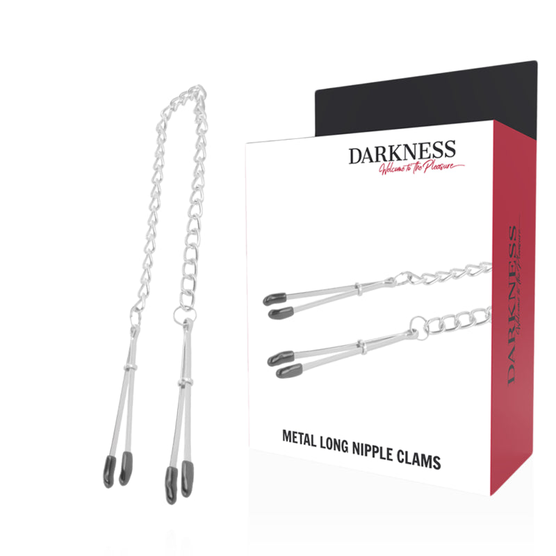 DARKNESS ADJUSTABLE METAL NIPPLE Clamps