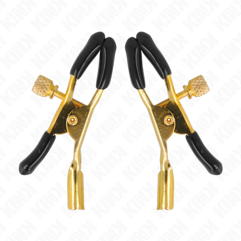 KINK GOLD NIPPLE CLAMPS 6 CM