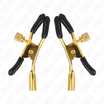 KINK GOLD NIPPLE CLAMPS 6 CM