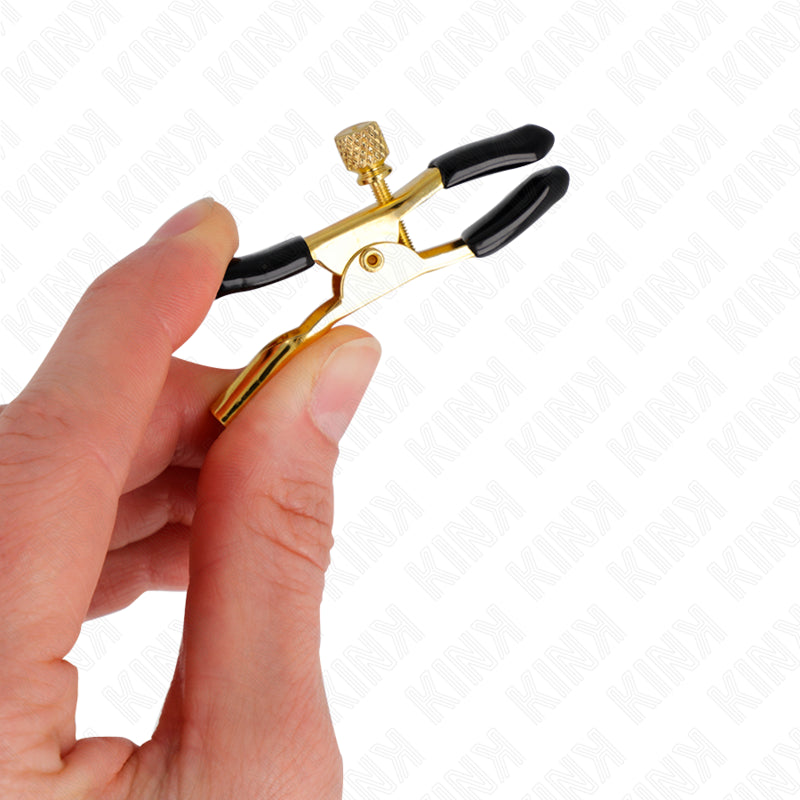 KINK GOLD NIPPLE CLAMPS 6 CM