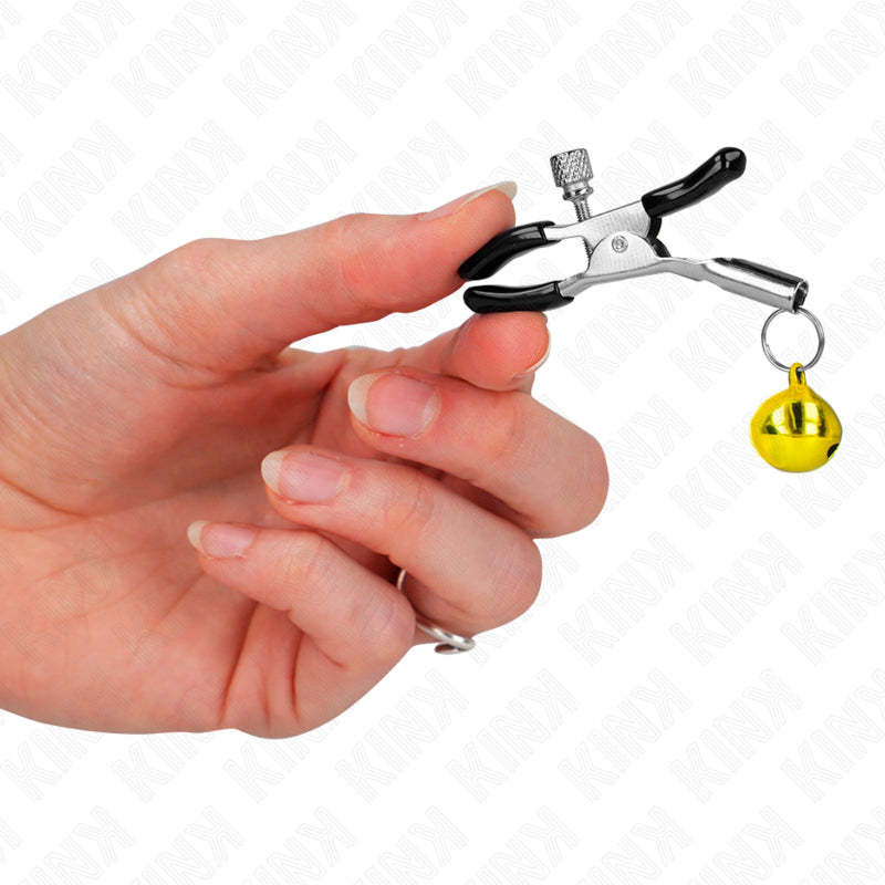 KINK GOLD SINGLE BELL NIPPLE CLAMP 6 CM