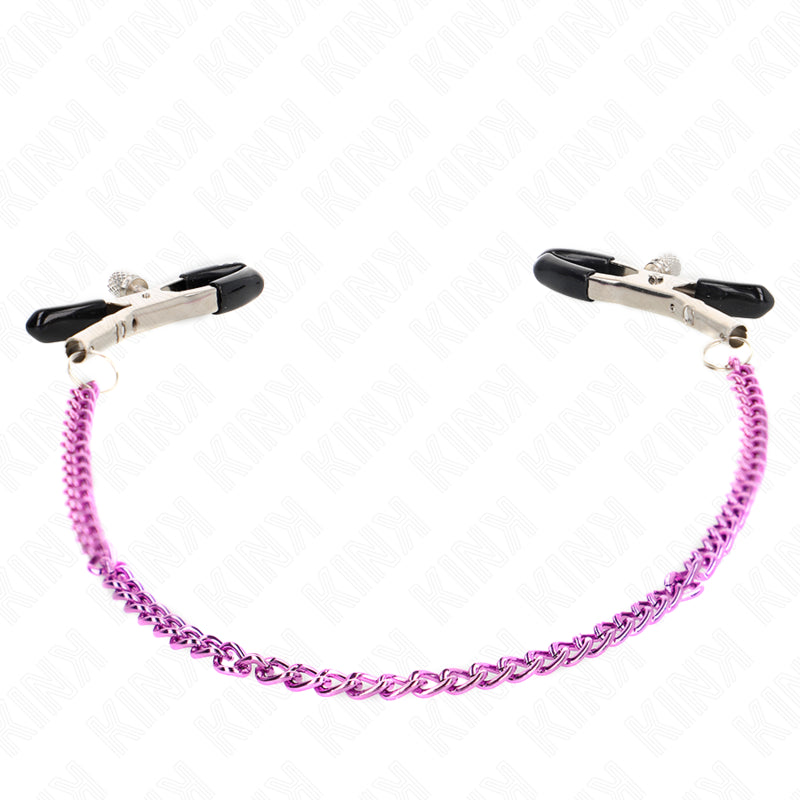 KINK CHAIN NIPPLE CLAMPS PURPLE 30 CM