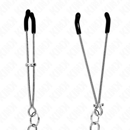 KINK THIN NIPPLE CLAMPS WITH THICK CHAIN 30 CM