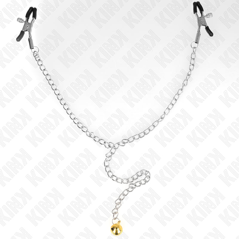 KINK CHAIN NIPPLE CLAMPS WITH BELL 30 CM