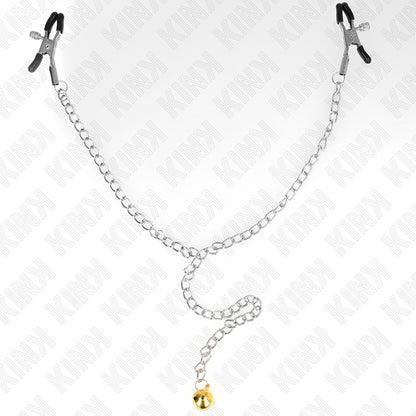 KINK CHAIN NIPPLE CLAMPS WITH BELL 30 CM