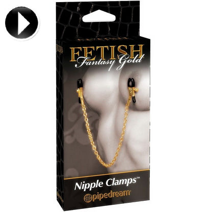 FETISH FANTASY GOLD NIPPLE CLAMPS