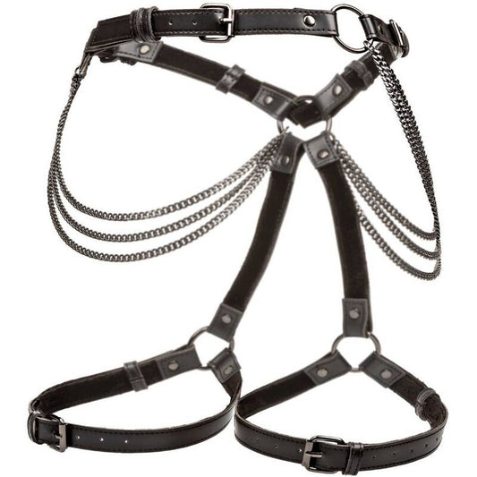 CALEXOTICS EUPHORIA PLUS SIZE MULTI CHAIN THIGH HARNESS