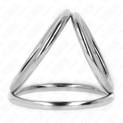 KINK TRIPLE CHROME METAL PENIS RING 32 CM TO 45 CM