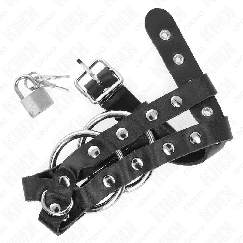 KINK ADJUSTABLE PENIS CAGE WITH LOCK