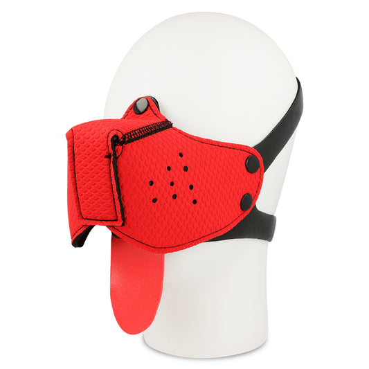 OHMAMA FETISH DOG MUZZLE RED