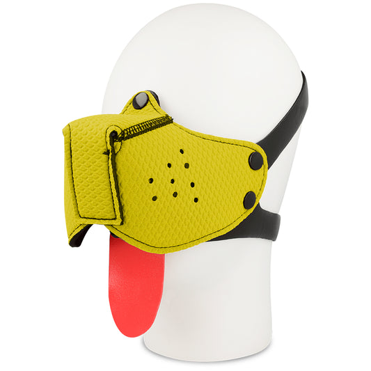 OHMAMA FETISH DOG MUZZLE YELLOW