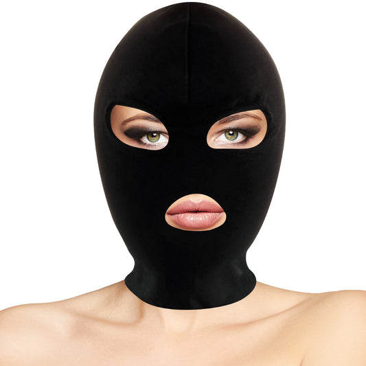 DARKNESS BDSM SUBMISSION MASK MOUTH AND EYES BLACK