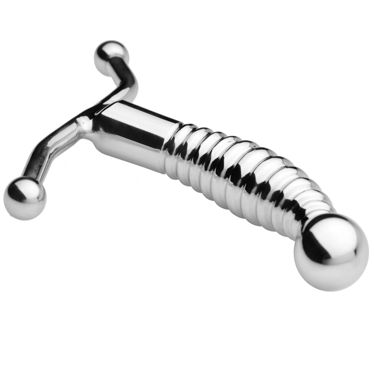 METAL HARD STEEL PROSTATIC MASSAGER