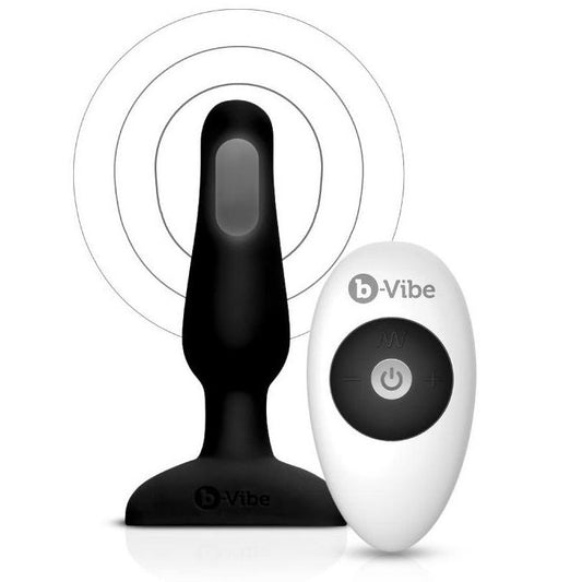 B VIBE NOVICE REMOTE CONTROL ANAL PLUG BLACK