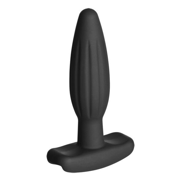 ELECTRASTIM SILICONE BLACK ROCKER BUTT PLUG SMALL