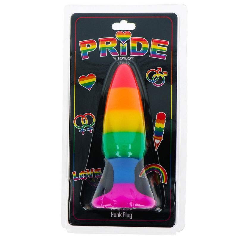 PRIDE LGBT FLAG PLUG HUNK 105 CM