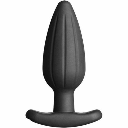 ELECTRASTIM SILICONE BLACK ROCKER BUTT PLUG LARGE