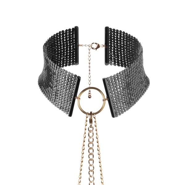 BIJOUX DeSIR MeTALLIQUE BLACK METALLIC NECKLACE