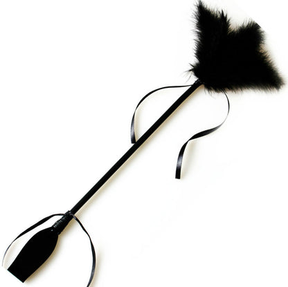 SECRETPLAY BLACK WHIP FEATHER