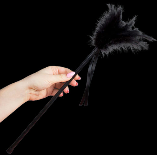 SECRETPLAY BLACK FEATHERS 40 CM