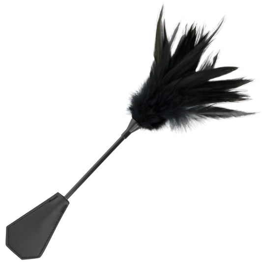 DARKNESS BLACK FEATHER WHIP