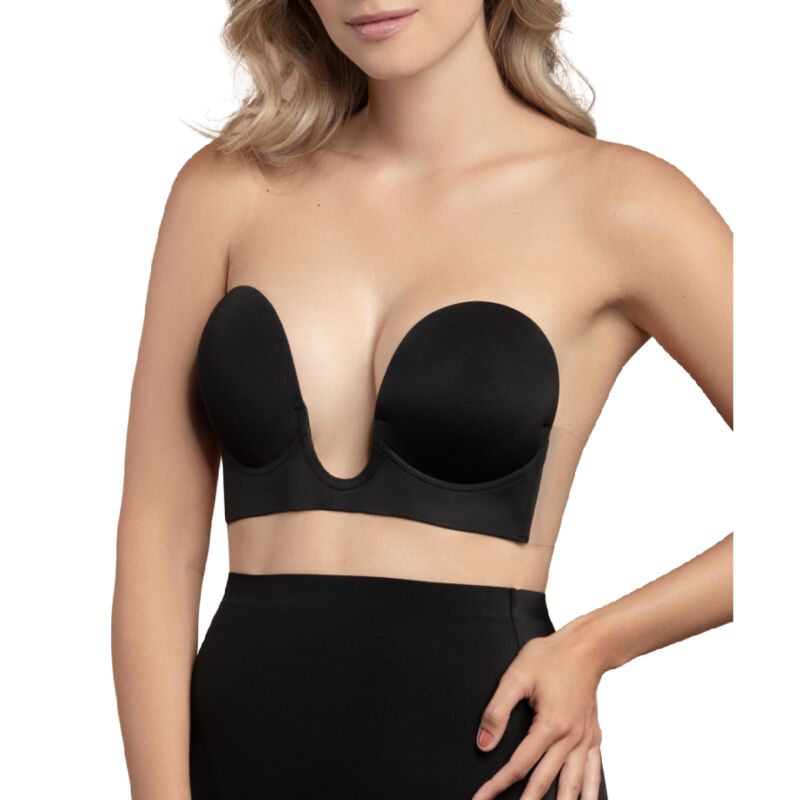 BYE BRA BRA WITHOUT HANDLES SHAPE U BLACK CUP A